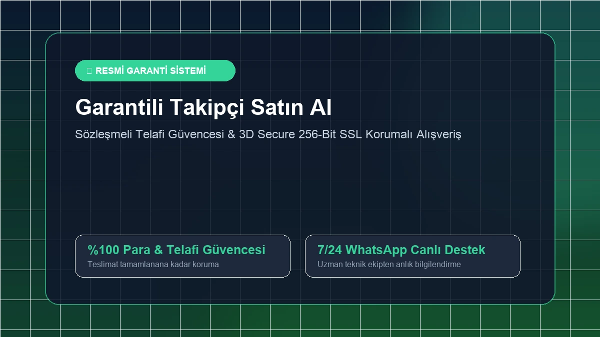 garantili takipçi satın al